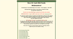Desktop Screenshot of feeds.occash.com